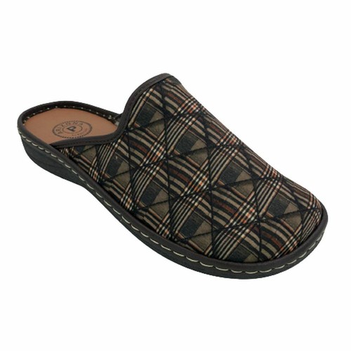 PATRIZIA AZZ Ciabatte Uomo Pianelle Inverno Soletta Pelle TOMAIA Tessuto  657/S | eBay