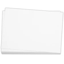 200 Pieces 5" x 7" White Cardstock Heavyweight Cardstock Sheets Blank Invitat...