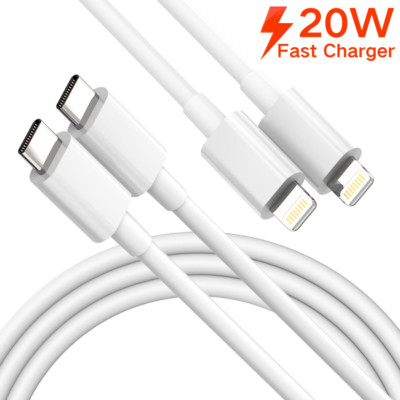 2Pack USB-C to iPhone Cable Cord Fast Charger For iPhone 14 13 12 11 Pro Max XR