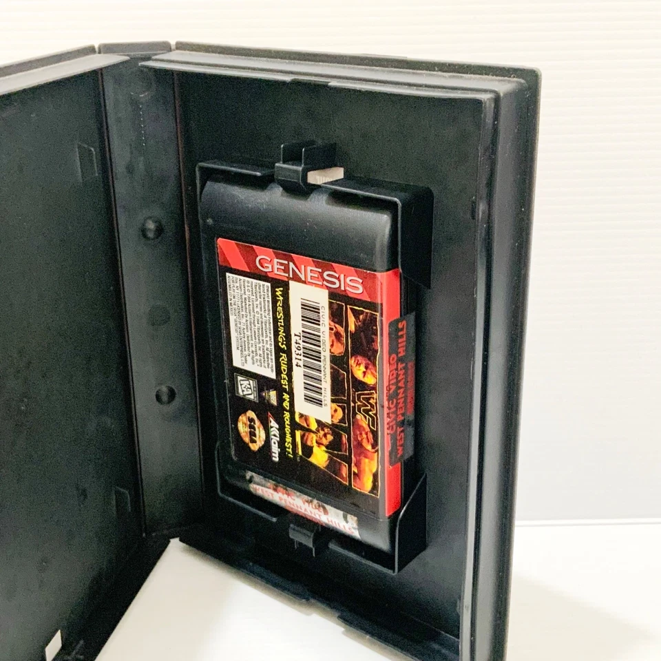 WWF Raw + Box - Sega Mega Drive / Genesis - Tested & Working! - Image 3 of 4