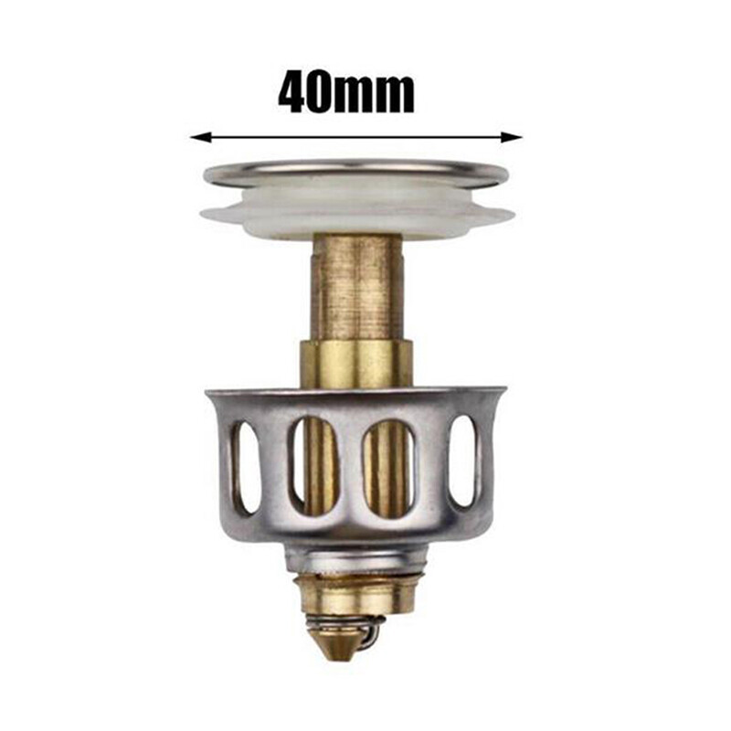 Universal wash basin bounce drain filter Up Bathroom Sink Drain Plug