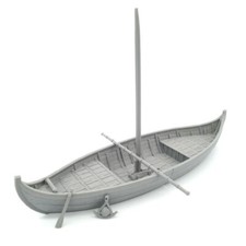 Compatible with Warhammer fantasy terrain scenery Knarr - Merchant Viking Ship