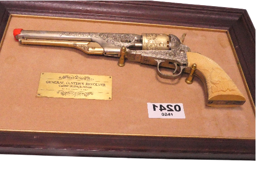 Franklin Mint General George Custer's .36 Caliber Single Action
