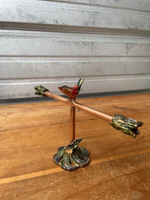 Copper Metal Bird Bracelet Jewelry Holder Urban Outfitters 5'' Tall x 8'' Wide