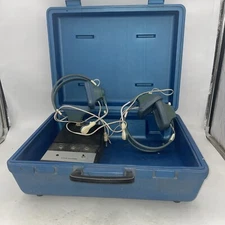 Vintage Telex Dual Aviation Headset System w/ Case Pilot Flight Intercom