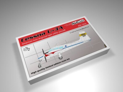 New! AirCast Resin ACR-72014 Cessna U-3A, NASA reg. 505 - 1:72 scale ...