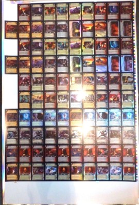 CCG ''Wars'' Decipher Incursion FOIL Druckbogen / Uncut Sheet Holo 65x100cm 