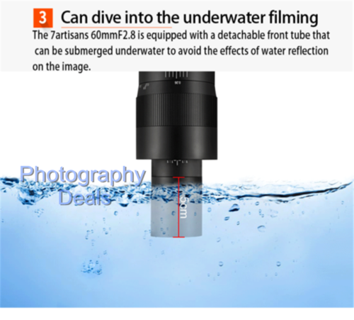 7artisans 60mm F2.8 Manual Focus Macro Lens For Sony E Mount A6500 A6600 Camera - Picture 7 of 11