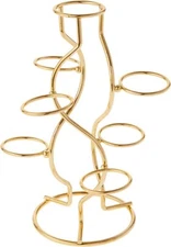 Bard's Gold-toned Egg Stand/Holder, 7 Display, 1.375" diameter (Fits Gold 