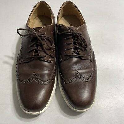 Cole Haan Shoes Mens 10 Brown Grand Tour Wing Ox Wingtip Oxford Sneakers Comfort Men main image 2