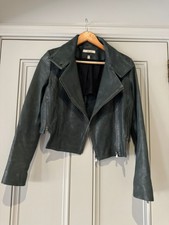 Vintage Black Designer Leather Jacket