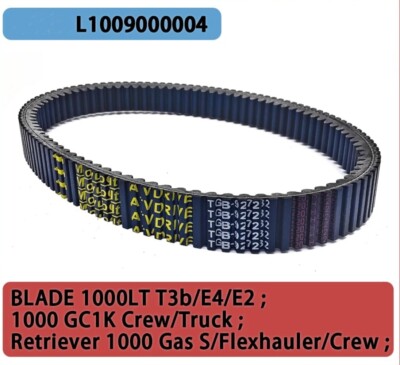 L1009000004 Drive Belt for TGB Blade 1000LT T3B/E4/E2, 1000 gc1k crew/truck