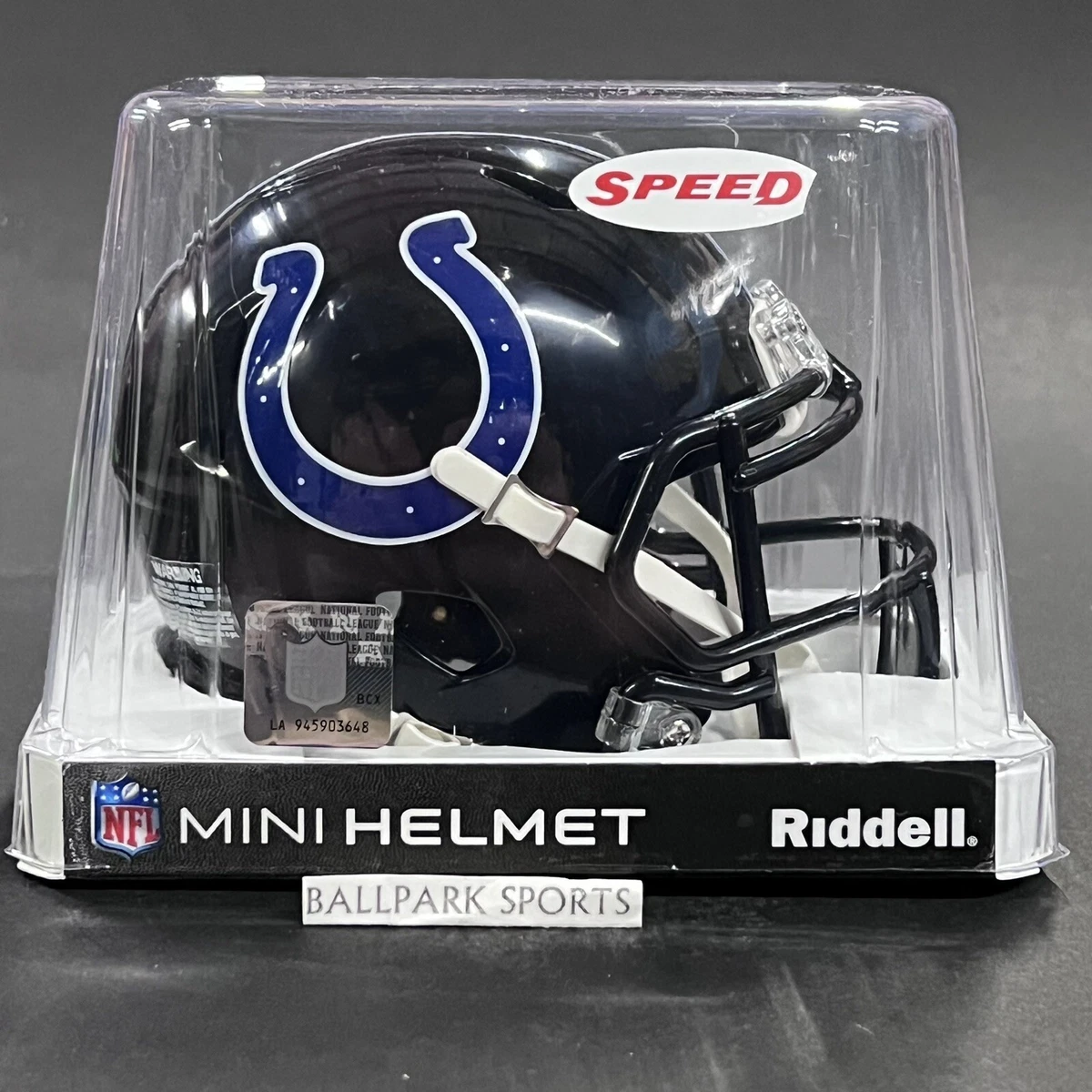 Adesivo Calamita Casco Indianapolis Colts – Logo Ferro Di Cavallo Blu E Bianco