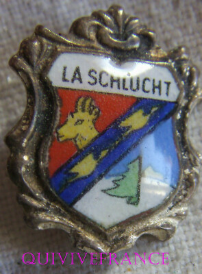 Insigne émaillé La Schlucht – Blason Ski – France – Pin's Collection