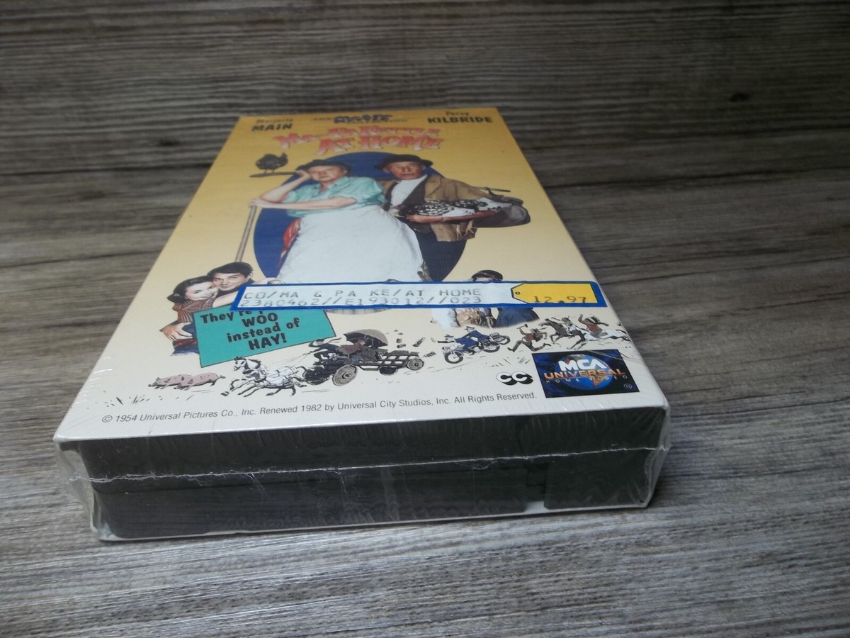 Ma-Pa Kettle at home VHS tape Marjorie Main Percy Kilbride