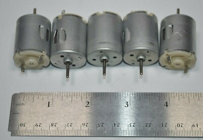 Lot of 5 NEW Mabuchi RC-280 Motor 4.5-8.4 VDC - 14260 RPM / 7.2 VDC  R/C Toy