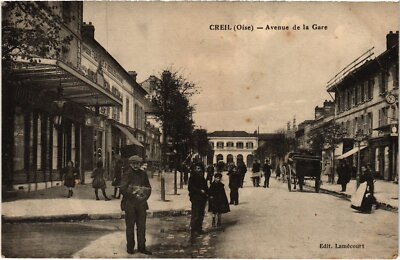CPA Creil Avenue de la Gare (1185823)