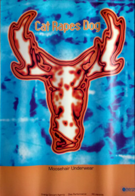 CAT RAPES DOG - 1993 - Plakat - In Concert - Moosehair Underwear Tour