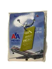 NEW! American Airlines (AA) MD-80 Genuine Skin Tail# N568AA, 1987-2016