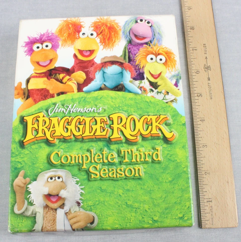 FRAGGLE ROCK Season 3 DVD 5 Disc Box Set Jim Henson Puppet Muppet 596 min 2007 - Image 2 of 4