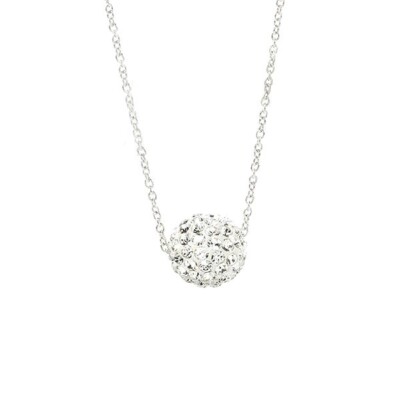 Touchstone Crystal by Swarovski APRIL BIRTHSTONE Necklace Crystal Rhodium Plated