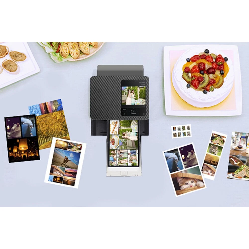 Canon SELPHY Black CP1500 Photo Printer + Canon KP-36IP Color Ink, Paper + More