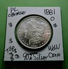 1881 O Morgan Dollar IMPRESSIVE CHOICE FROSTY BU PL GEM Ultra SUPER High Grade $