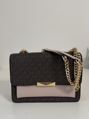 Michael Kors  Jade  Logo Convertible Shoulder / Crossbody Bag
