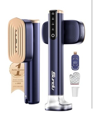 Sundu Dampfglätter, STEAM IRON, Reisebügeleisen, Touch-Steuerung, BLAU, NEU OVP!