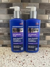 Lot Of 2 Men  s Rogaine Anti-Dandruff Shampoo  Conditioner 8.4oz Unopened