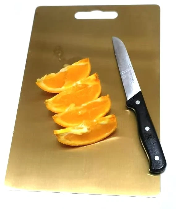 Kitchen tools Titanium Cutting Board Stainless steel double-sided Cutting Boa...