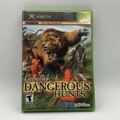 Cabela's Dangerous Hunts (Original Xbox) Black Label CIB COMPLETE With Manual