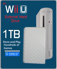 1TB External USB 3.0 Portable Hard Drive for Nintendo Wii U Store Hundreds of Ga