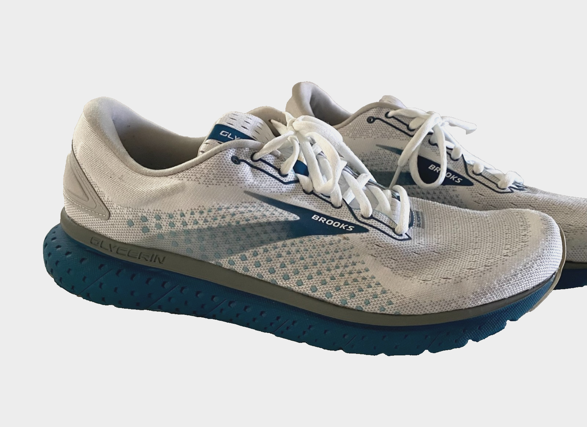 Size 12 - Brooks Glycerin 18 White - 110329-1D-178 for sale online