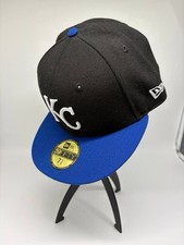 New Era Kansas City Royals 40th Anniversary Black Blue 59Fifty Fitted Cap 7 5/8