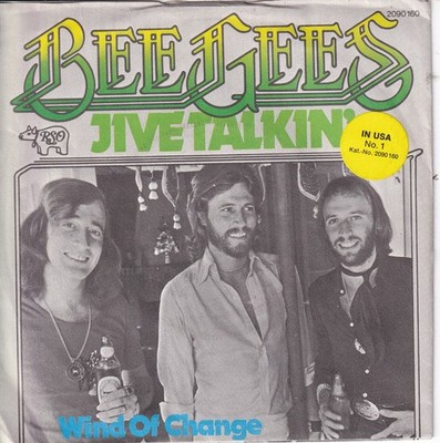 -0882- Bee Gees - Jive Talkin' - 7''-Single - exzellent