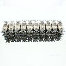 Leviton T5320-A Almond 15A Tamper Resistant Duplex Receptacle Outlet 5-15R 50pcs