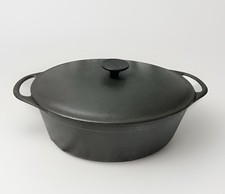 sehr alter großer Gussbräter Gusseisen 16  Cousances  Le Creuset Frankreich 