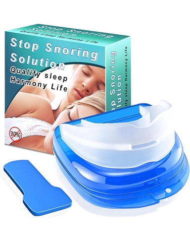 Stop Snoring Mouthpiece Sleep Apnea Guard Bruxism Anti Snore Pure Grind Aid Tray