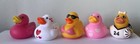 CUTE RUBBER DUCKS SET OF 5