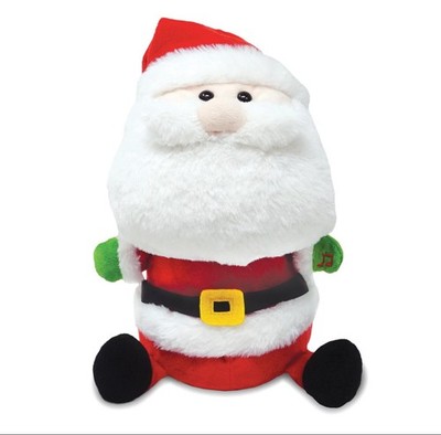 Cuddle Barn Caroling Cuties Santa Animated Plush -  here Comes Santa Claus 