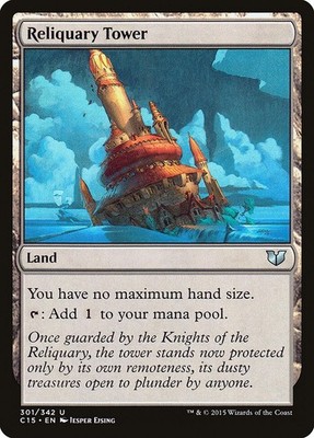 MTG RELIQUARY TOWER EXC - RELIQUIAR TOWER - M15 - MAGIC
