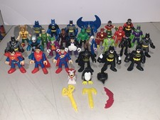 Huge Lot of 28 Imaginext DC Super Friends Figures Accessories Superman Batman