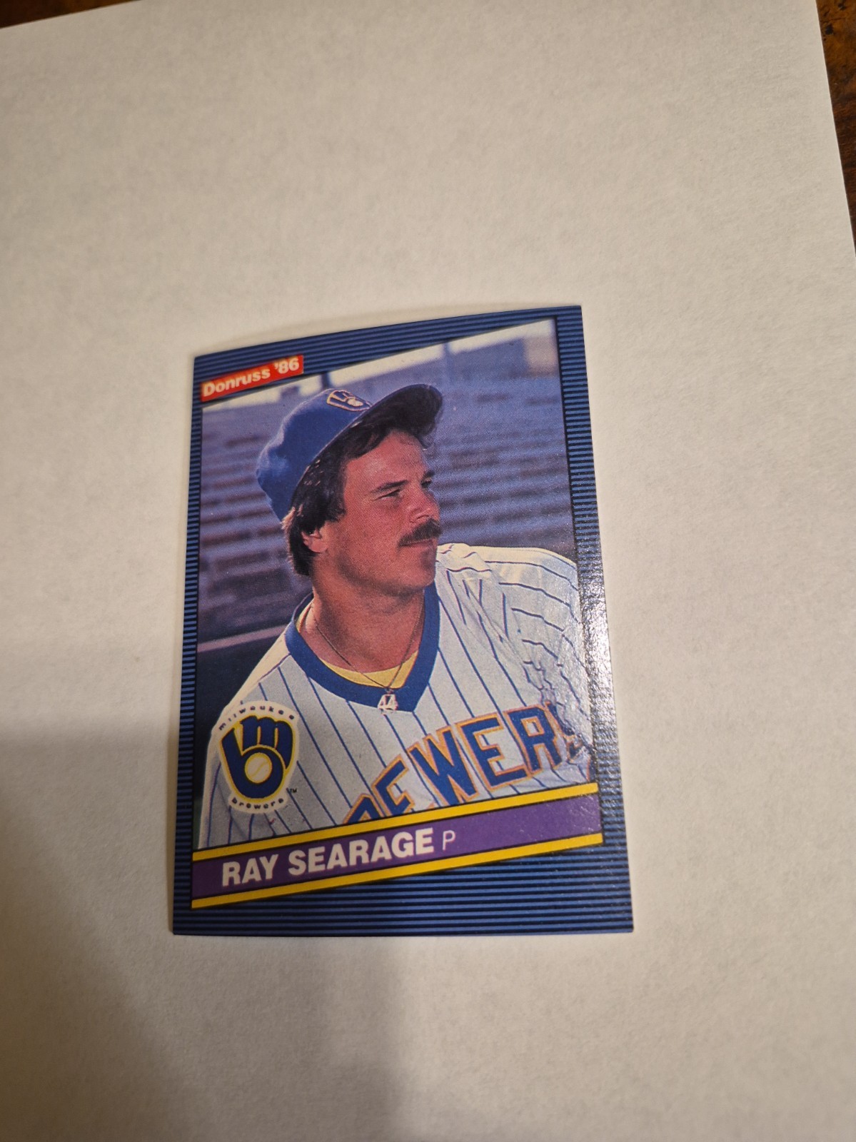 RAY SEARAGE 1986 DONRUSS #536 FREE SHIPPING