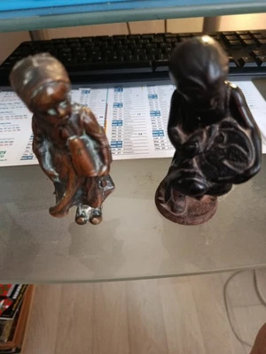 petit bronze l écolière plus starue fonte - Photo 1/4