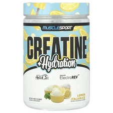 Creatine + Hydration, Lemon Italian Ice, 10.58 oz (300 g)