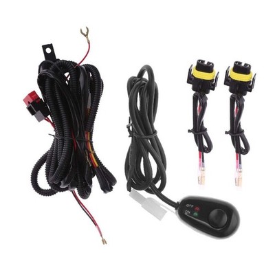  Fog Light Wiring Harness Kit Fog Lamp LH+RH Replacement for Chevy Silverado 