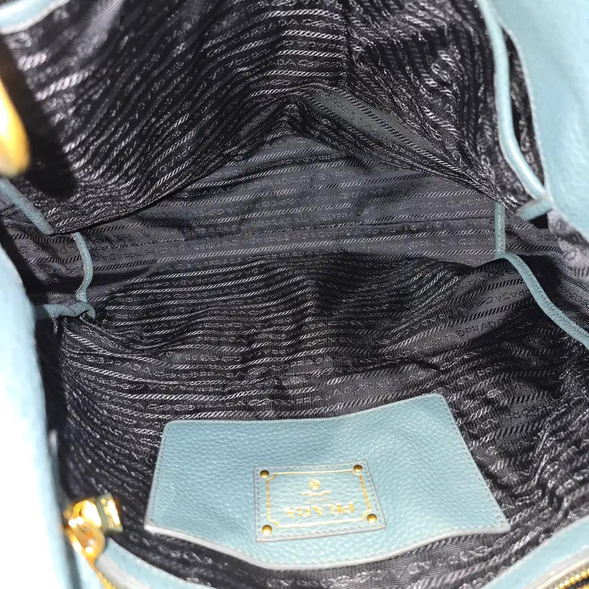 Luxsell Prada Vitello Daino Shoulder & Tote Bag, Heavy Used thumbnail 7