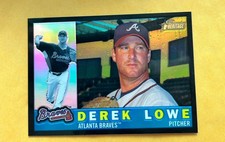 2009 Topps Heritage - Chrome Derek Lowe #CHR103 Black Refractor /60
