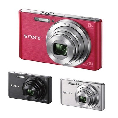 Sony DSC-W830 Cyber-Shot 20.1MP 8x zoom Digital Camera Silver / Black 85% New z9